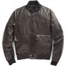 SOLD - Todd Snyder F/W 2013 Black Lambskin Perforated Leather Bomber