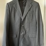NWT Prada by Belvest Solid Charcoal 100% Virgin Wool Suit Made in Italy 38R