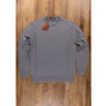 SOLD: LORO PIANA gray cashmere silk pull sweater - Size 52 IT / Large - NWT