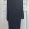 【Sold】EUC Recent Corneliani Solid Charcoal Grey Wool Dress Pants Size 48 EU/32 US