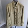 [No longer available] Permanent Style Linen Overshirt in Olive Size Large
