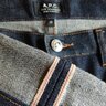 A.P.C. New Standard Jean Classique, Made from Raw Japanese Selvedge Denim, Tag 36, Actual 38" x 36.5