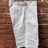 Stoffa Single Pleat Stone Peached Cotton Shorts - Size 29
