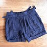 Prologue Hong Kong Navy Linen Ghurka Shorts