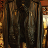 [SOLD!!] NWOT Men's GUCCI Black Luxury Slim-Fit Leather Bomber Jacket US40 IT50 M MEDIUM Italy