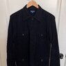 Ring Jacket Navy safari corduroy over shirt - Large