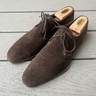 SOLD SID MASHBURN Two-Eyelet Gibson - Brown Suede 10.5 US (Alfred Sargent)