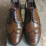 Crockett & Jones (Peal & Co) Brown Cordovan wingtip US 9 D