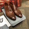 FINAL PRICE DROP! NEW Gaziano & Girling Cambridge Captoe Oxford Shoes Vintage Cedar 11E UK 11.5 US