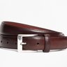 Sold-Brand New Brooks Brother Horween Shell Cordovan Perforated Burgundy Belt 34-36