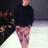 Archival Comme des Garçons Homme Plus 1999 half zip heavy knit sweater