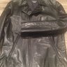 m0851 black biker leather jacket