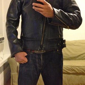 Vanson Leathers Chopper Leather Jacket From Insurrection / Thurston Bros. Rough Wear, Seattle, WA