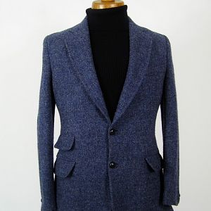 Vintage Harris Tweed jacket with ticket pocket.