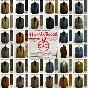 Just a few of the HUGE selection of mens Harris Tweed jackets for sale.