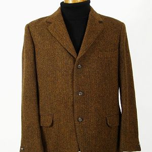 Rust Harris Tweed sport coat.