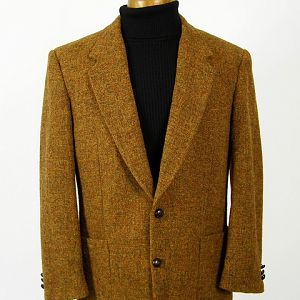 Rust Harris Tweed mens jacket.