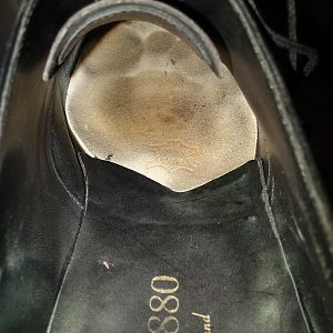 insole of shoe Loake Duke last