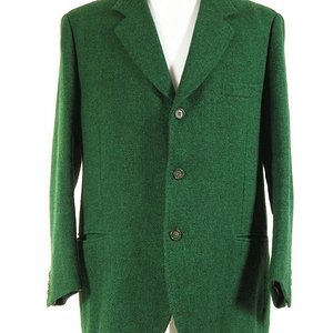 Green Harris Tweed Jacket