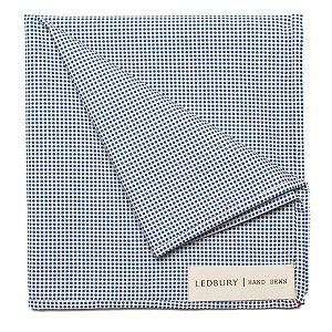 The Remington Dot Pocket Square, hand sewn in Richmond, VA.