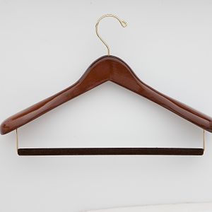 Luxury Suit Hanger in the traditional finish.