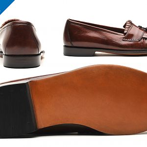 Johnston Murphy loafers - After
(Elite Repair Package)