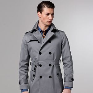 The Excursionist Gray Trenchcoat