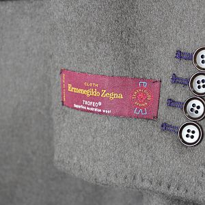 famouse brand zegna fabric cashmere jacket --real button hole