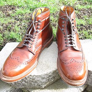 Alden Brown Alpine Grain Wingtip Boot