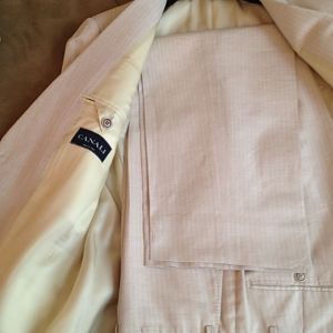 Canali Linen Suit (Size 52 European)