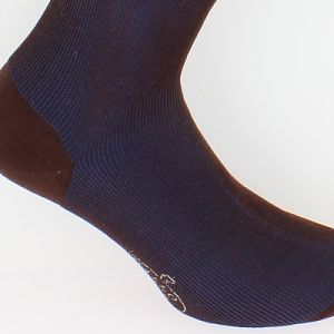 Gallo socks cotton blue and brown zoom