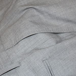 detail pick stitch for slant pocket pant