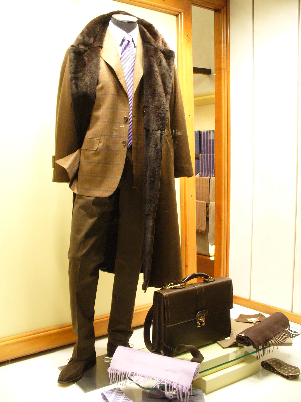 Brioni Rome flagship store display