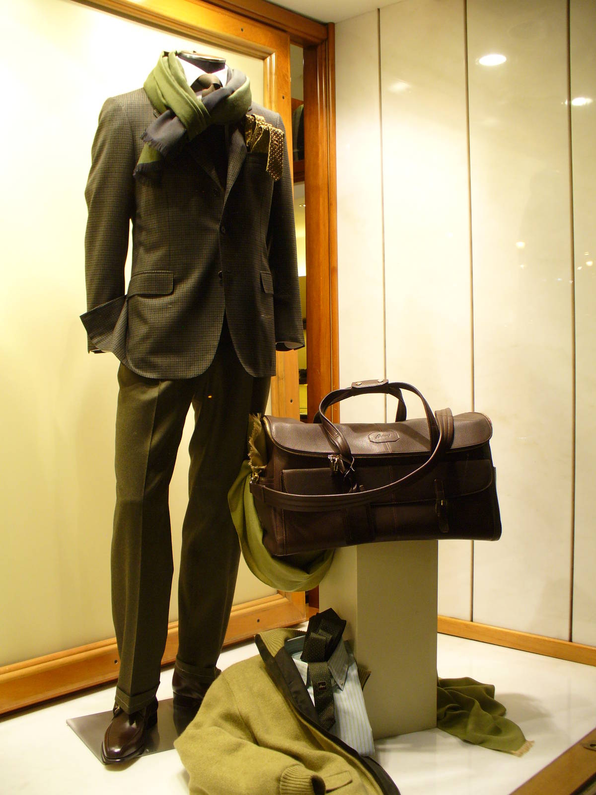 Brioni Rome flagship store display