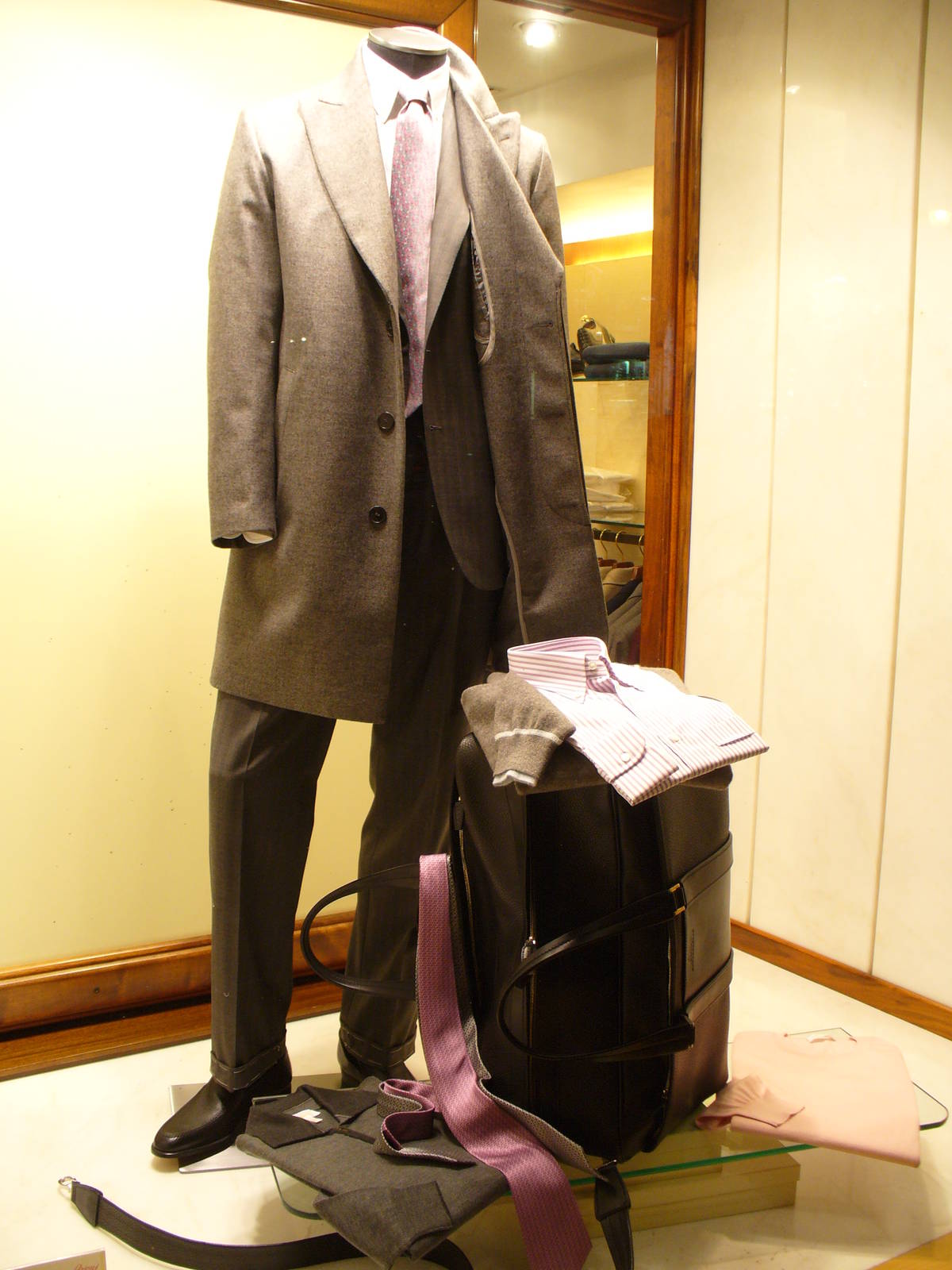 Brioni Rome flagship store display