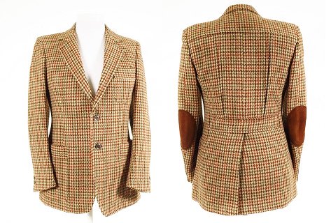 Harris Tweed Norfolk jacket.