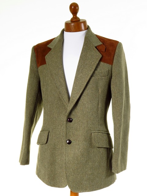 Vintage tweed shooting jacket.