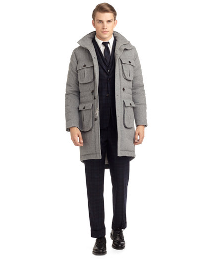 Brooks Brothers CASHMERE QUILTED COAT