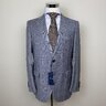 PRICE DROP MORE! NWT CARUSO for Façonnable Slate Blue Glen Plaid Wool Suit 40/50C
