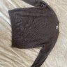 William Lockie Lambswool Brown Crewneck (Medium)