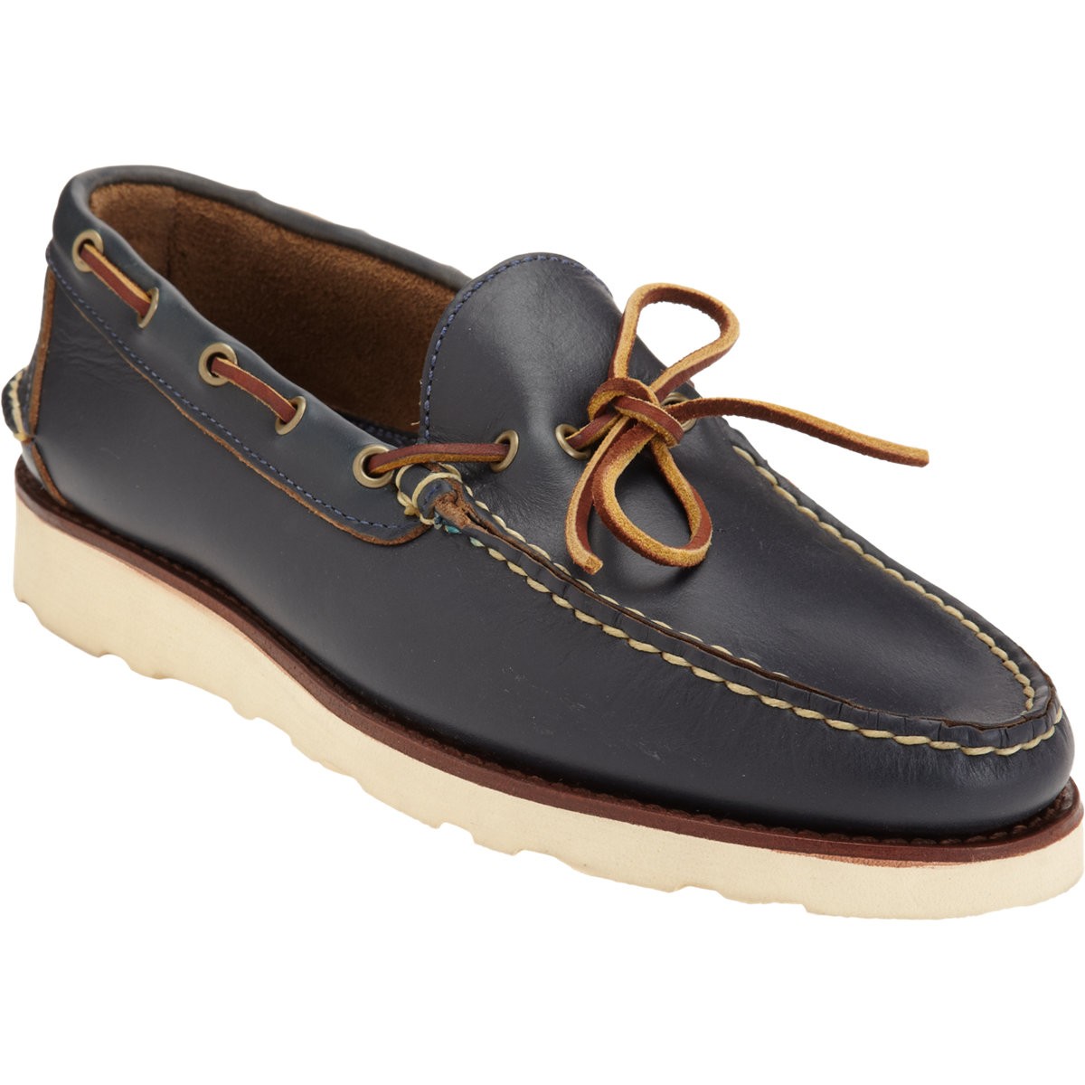 [SOLD] New Eastland made in maine navy blue deck boat shoe vibram Size ...