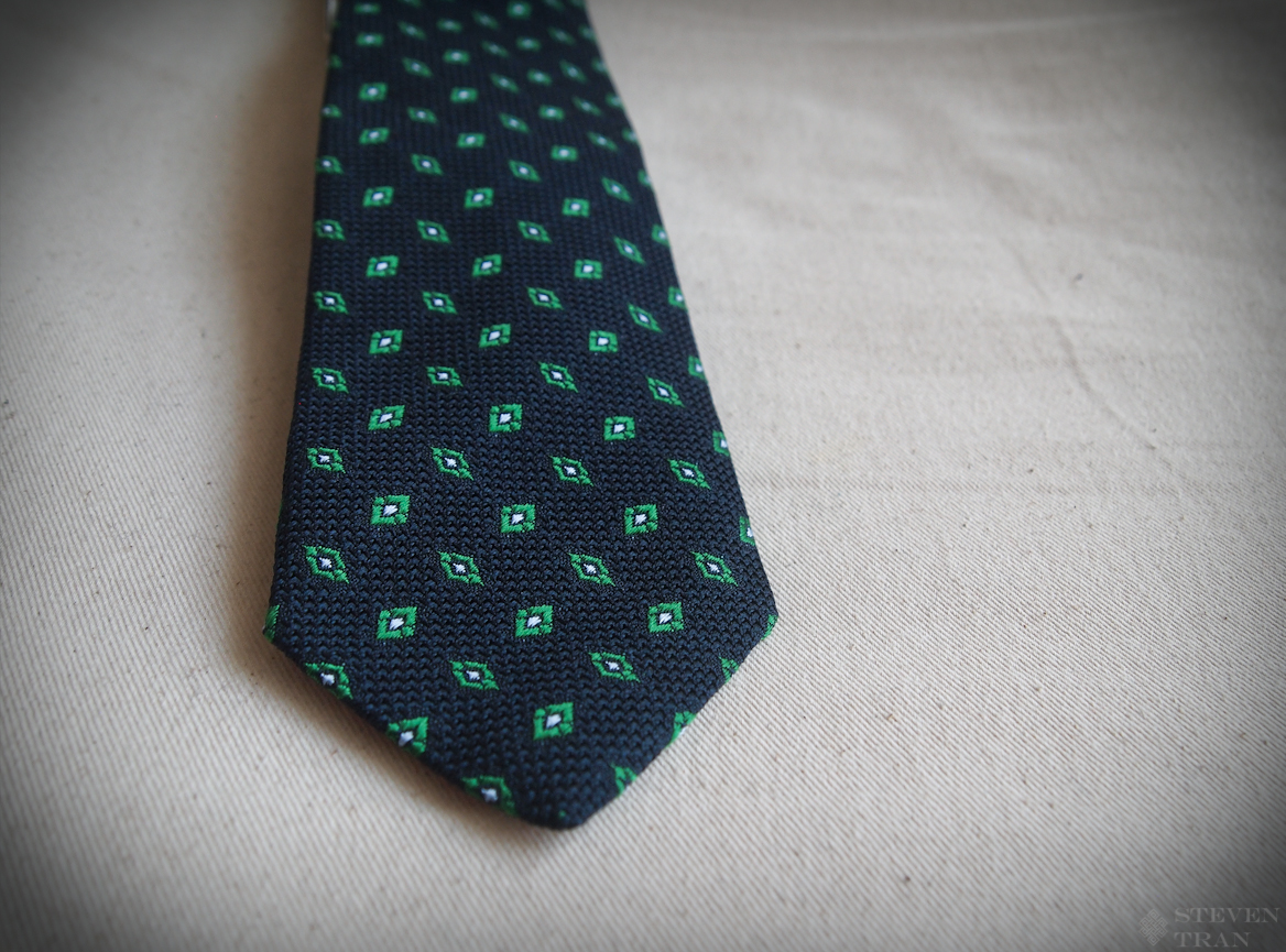 One tie left! Drake's Dog Print Wool Tie | Styleforum