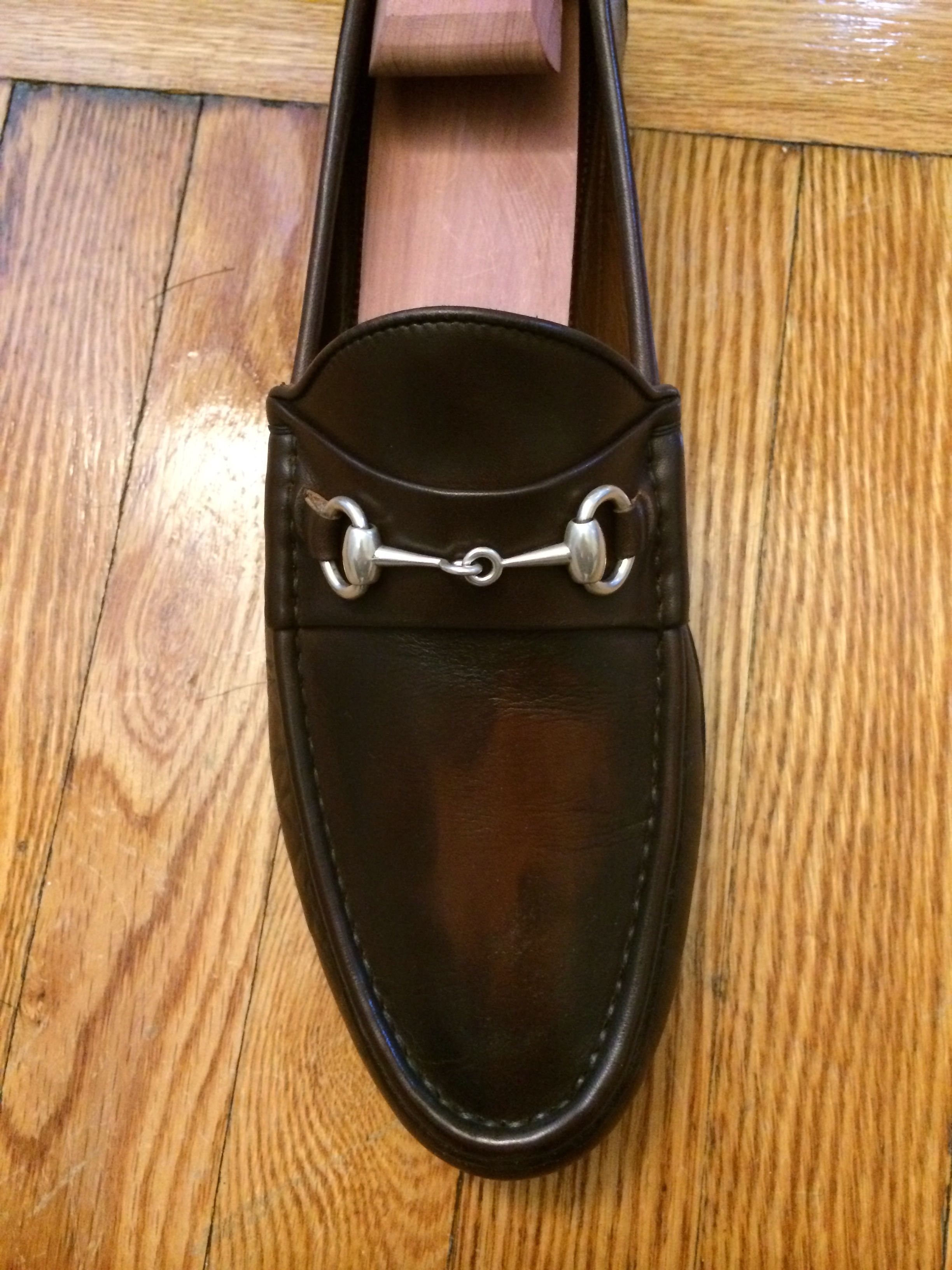 Light discoloration on brown leather shoes | Styleforum