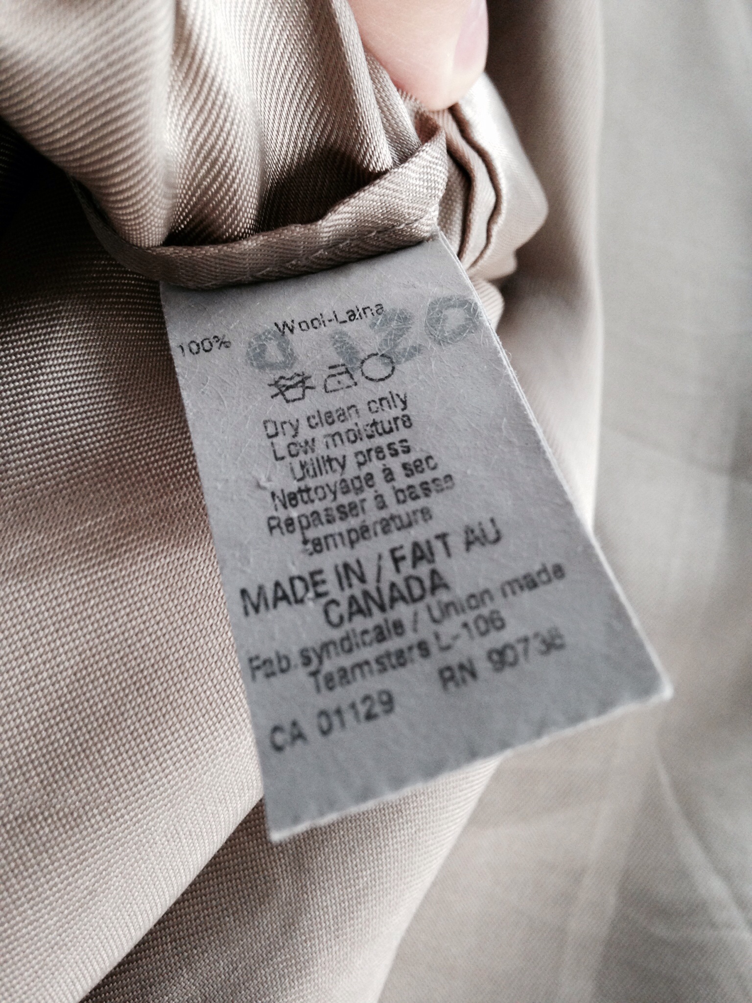 Lauren Ralph Lauren Green Label (Made in Canada) worth tailoring ...