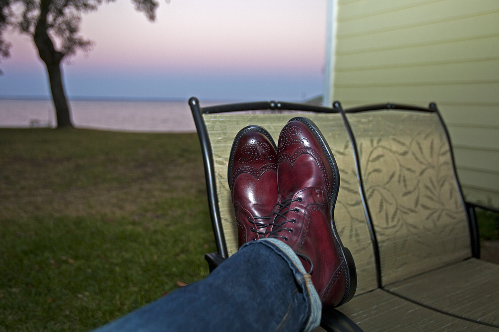 loake burford burgundy