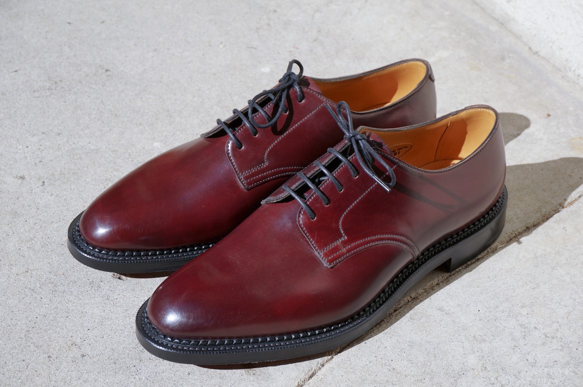 New Edward Green Windermere Cordovan Crup Burgundy 9.5 / 10 E202 ...