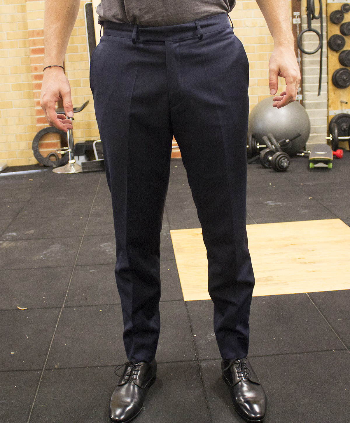 tapered business pants