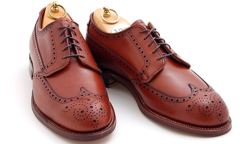 formal shoes with holes