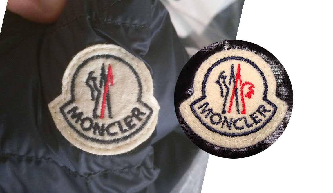 Ever seen this happen to a genuine Moncler jacket?