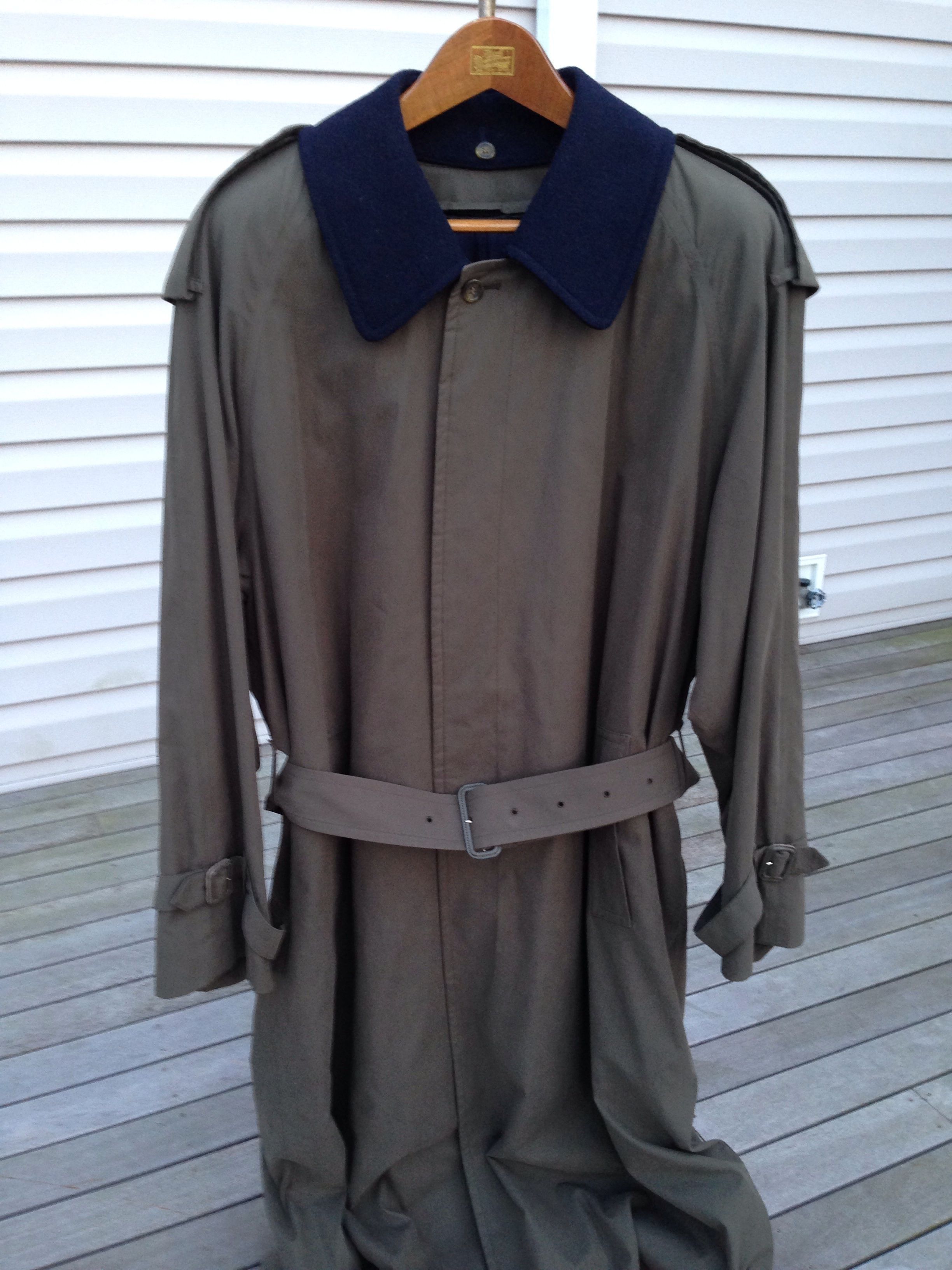 burberry trench coat wool liner